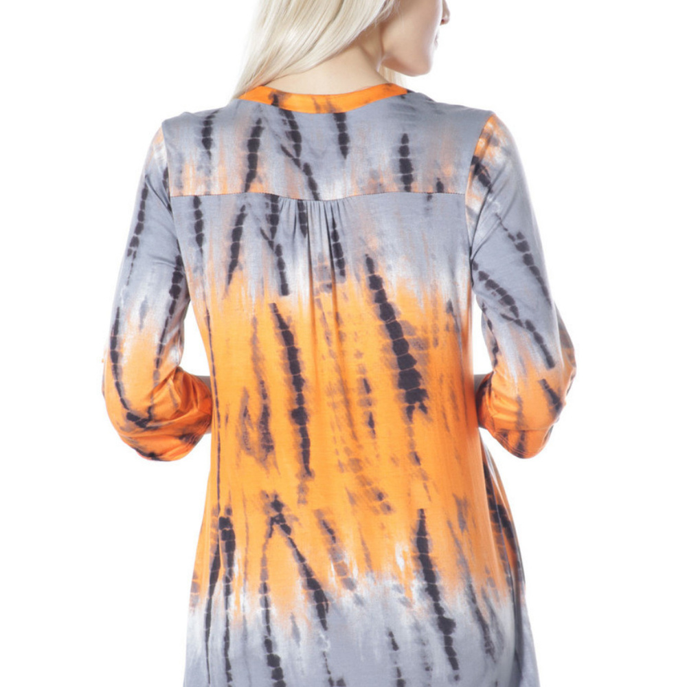 3/4 SLEEVE TUNIC DRESS SHIRT - Picture 4 of 6